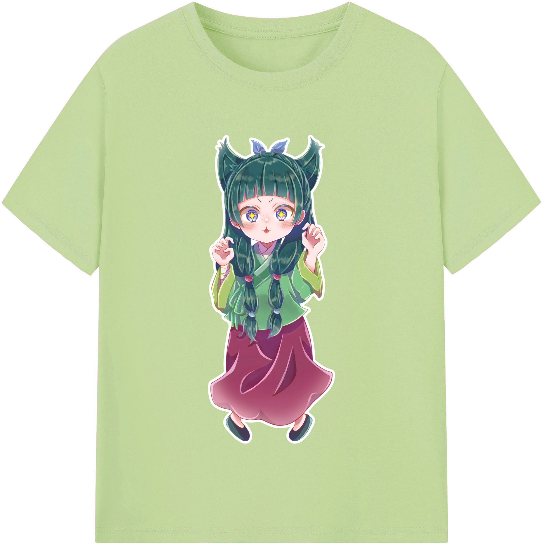 （画像用） 薬屋のひとりごと The Apothecary Diaries 綿100％半袖Tシャツ（フロントプリント）